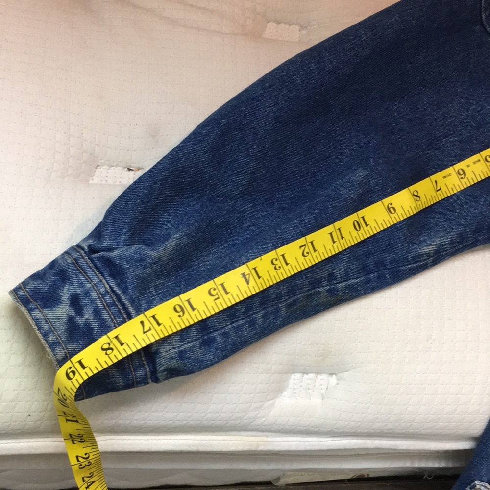 ✅Men Vintage CURRENT SEEN Jean Jacket Size M - Picture 7 of 10